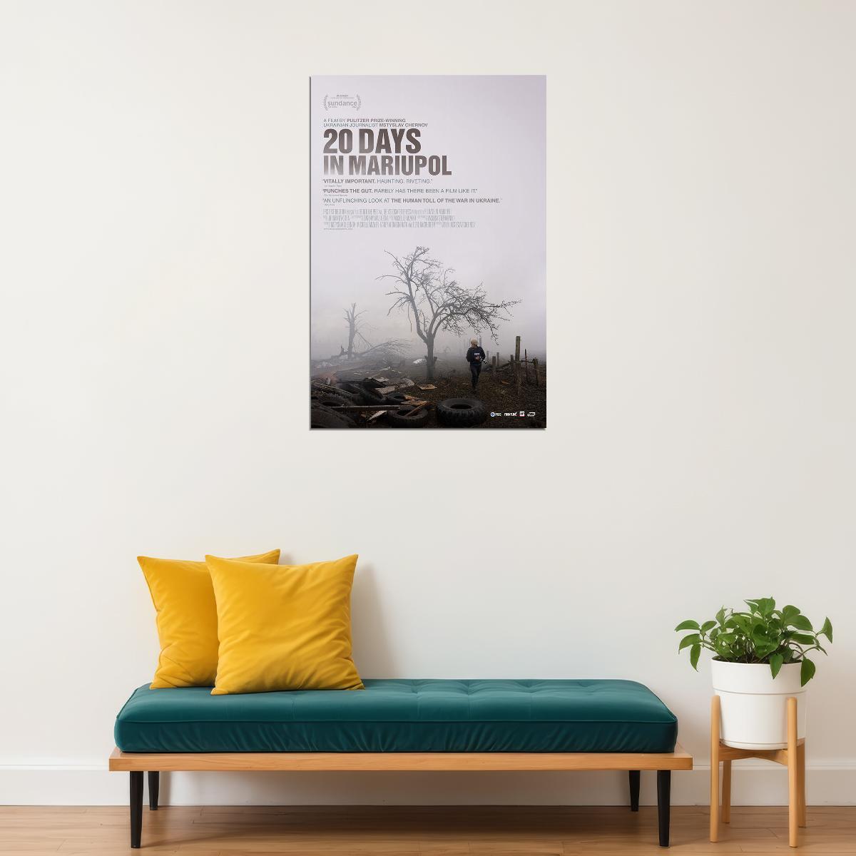 20 Days In Mariupol Documentary War Cinema Film Movie Poster Wall Art Print Home Wall Decor - xonomax