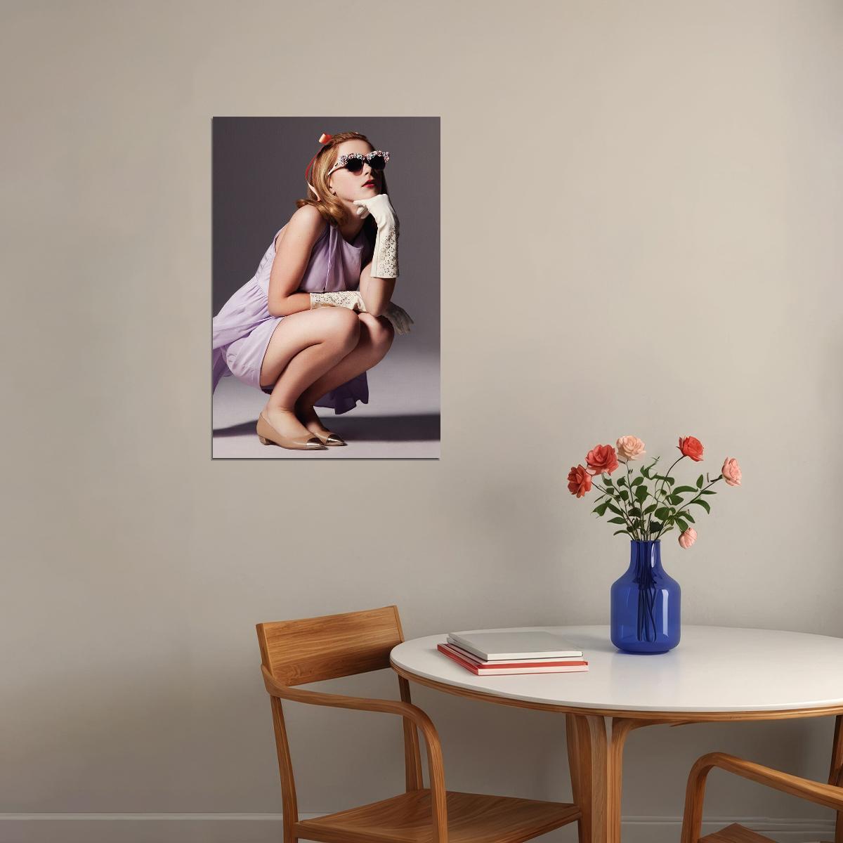 Kiernan Shipka Celebrity American Movie Actor Hot Girl Poster Wall Art Print Home Wall Decor - xonomax