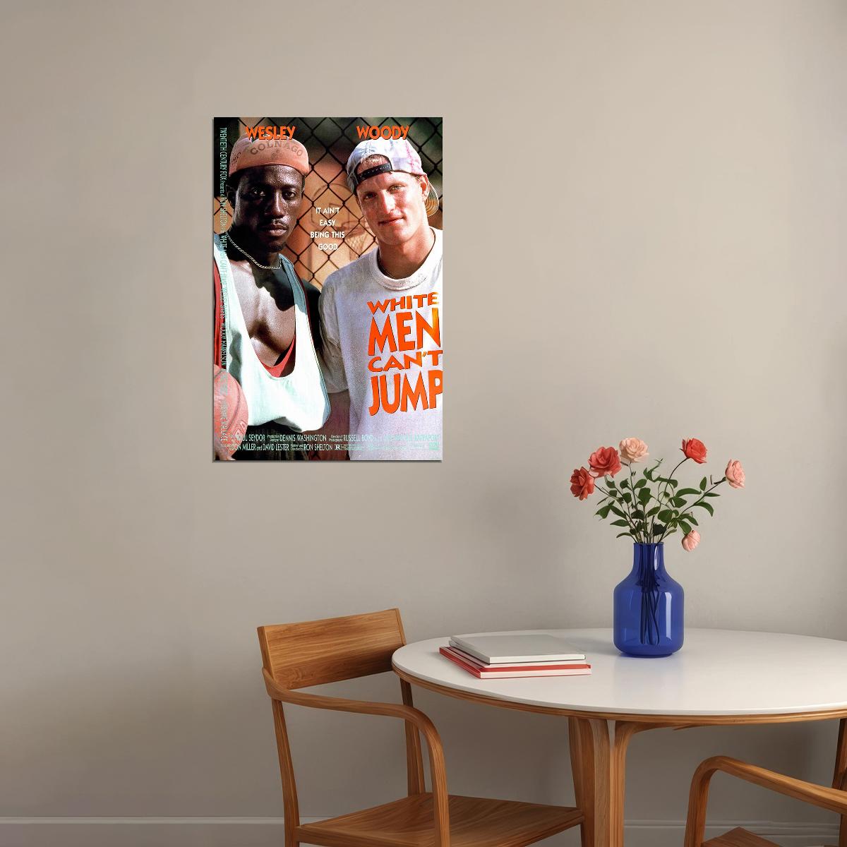White Men Can't Jump Comedy Sports Cinema Film Poster Wall Art Print Home Wall Decor - xonomax
