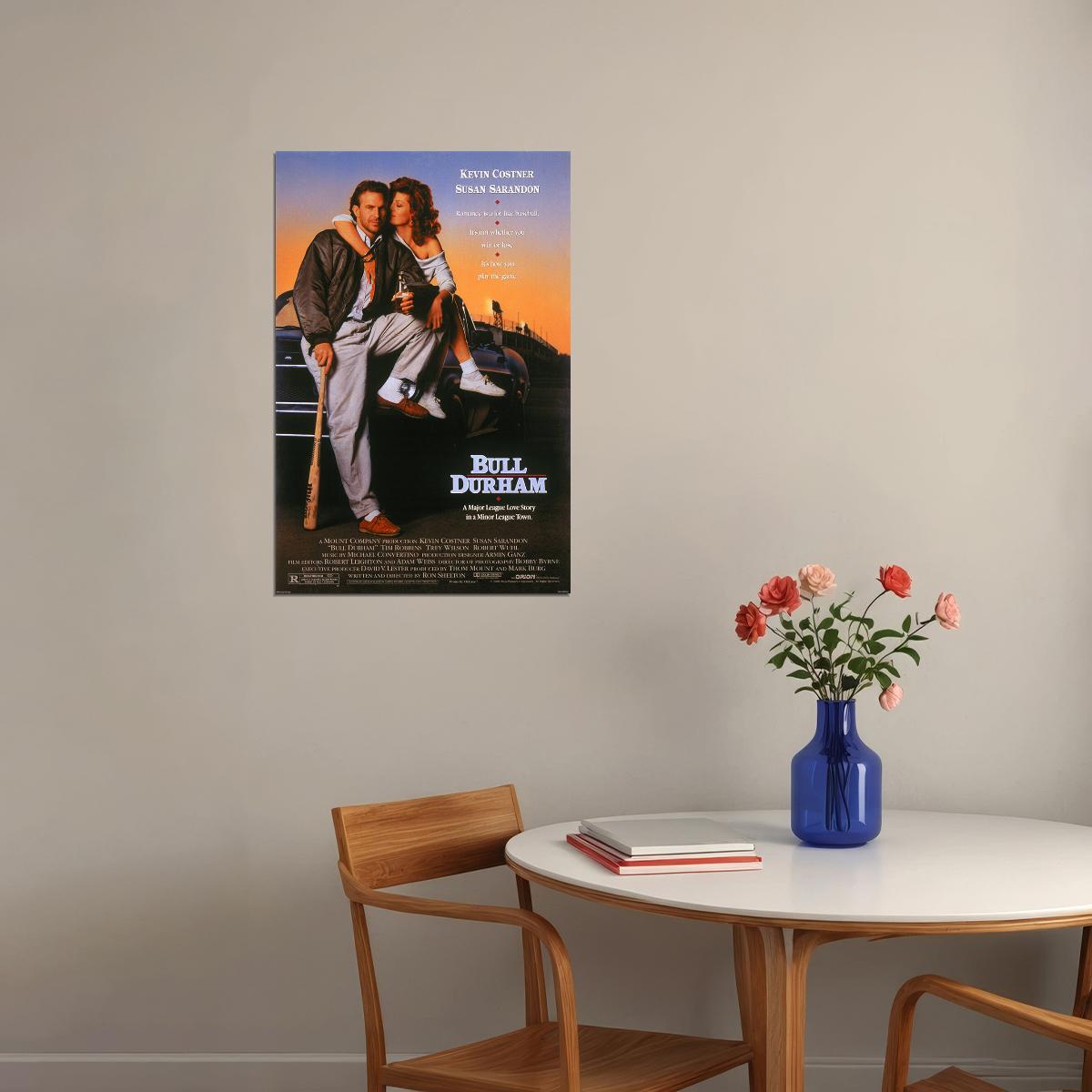 Bull Durham Comedy Romance Sports Cinema Film Movie Poster Wall Art Print Home Wall Decor - xonomax