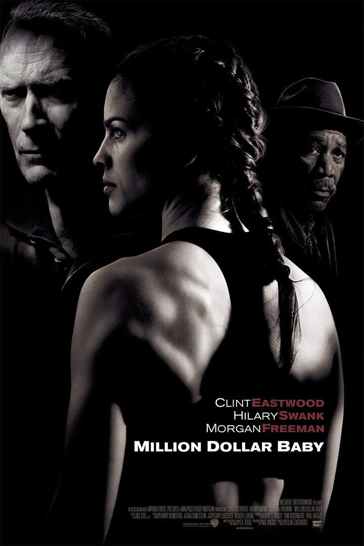 Million Dollar Baby Drama Sports Cinema Film Movie Poster Wall Art Print Home Wall Decor - xonomax