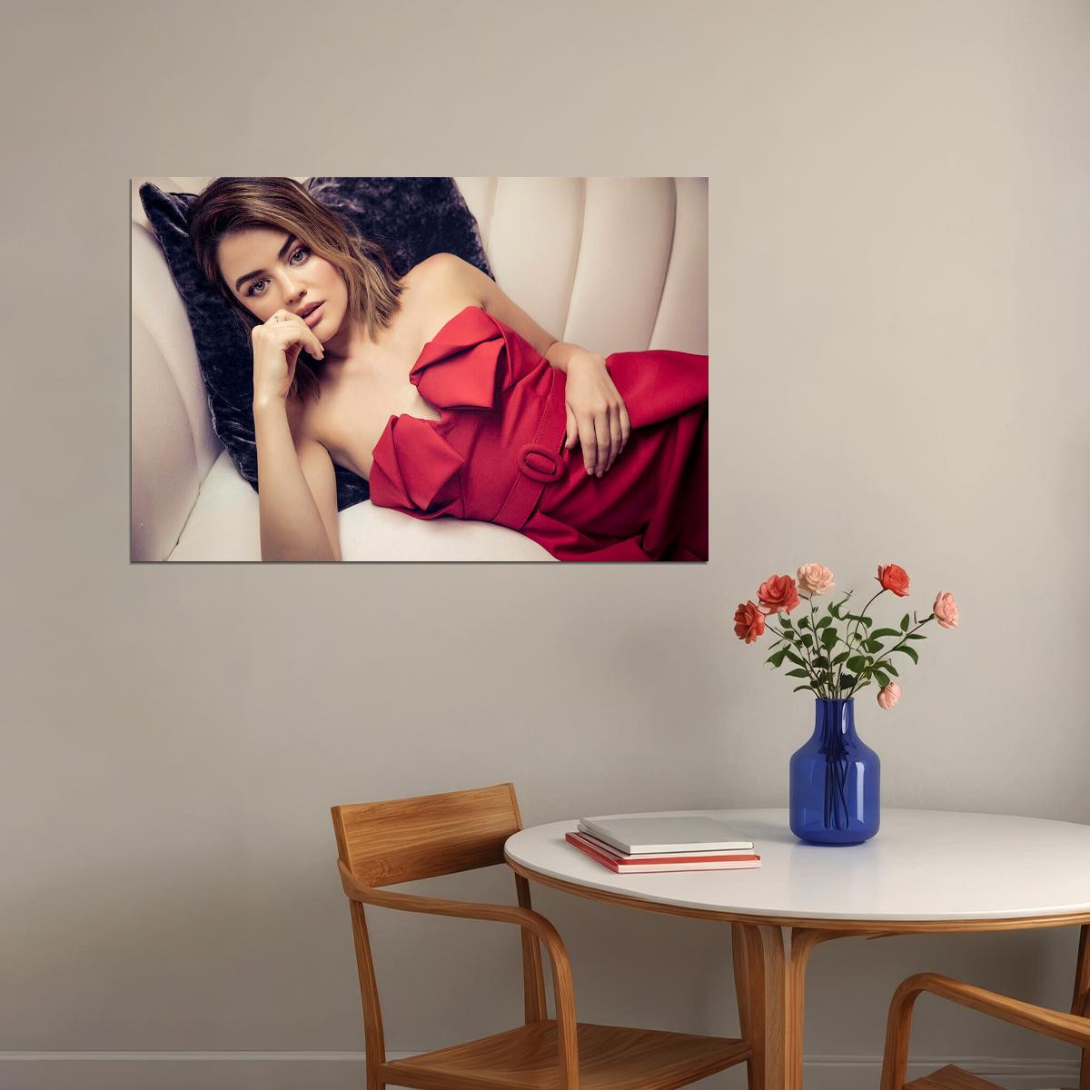 Lucy Hale Celebrity American Movie Actor Musician Poster Wall Art Print Home Wall Decor - xonomax