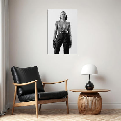 Issa Rae Celebrity American Movie Actor Writer Poster Wall Art Print Home Wall Decor - xonomax