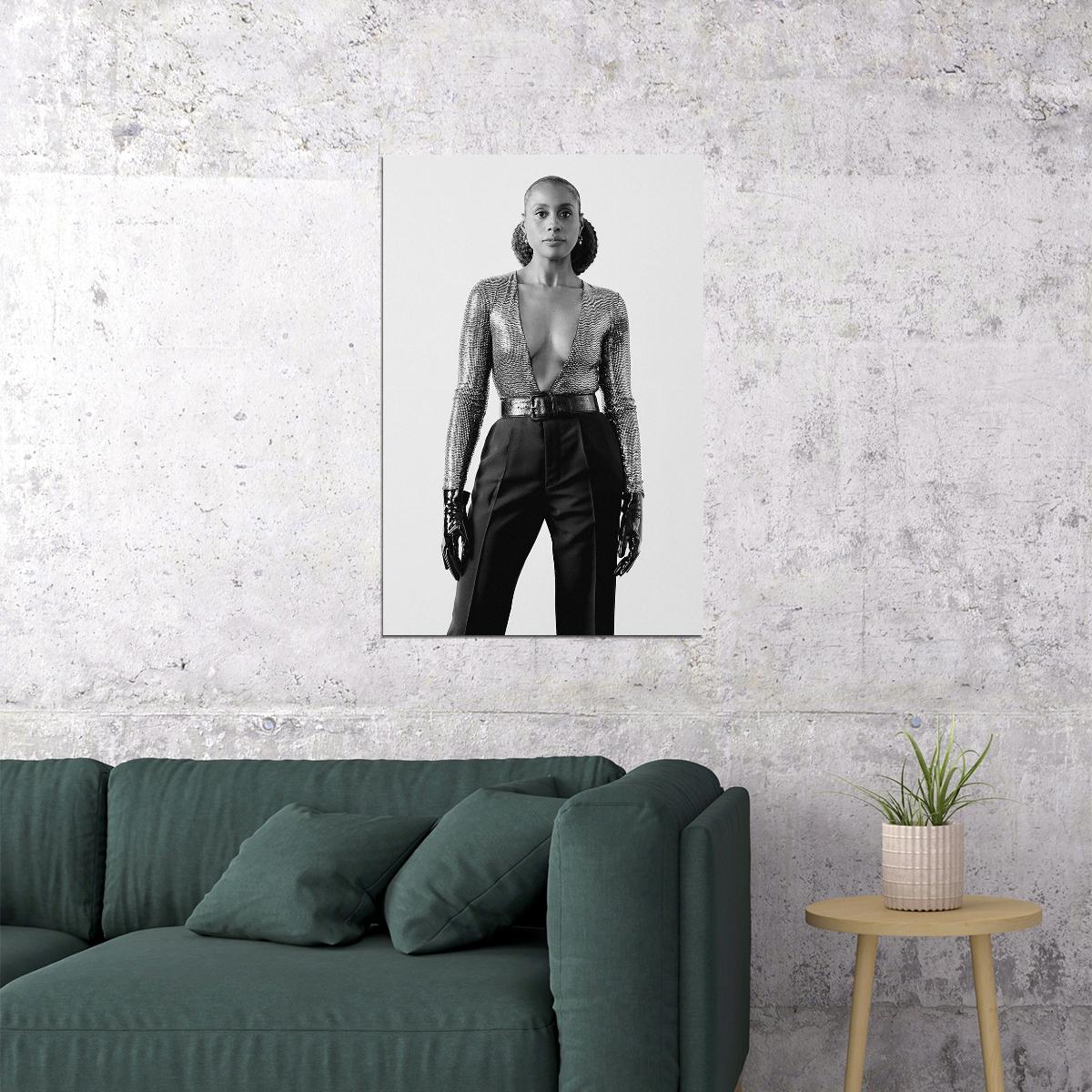 Issa Rae Celebrity American Movie Actor Writer Poster Wall Art Print Home Wall Decor - xonomax