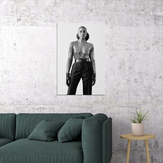 Issa Rae Celebrity American Movie Actor Writer Poster Wall Art Print Home Wall Decor - xonomax