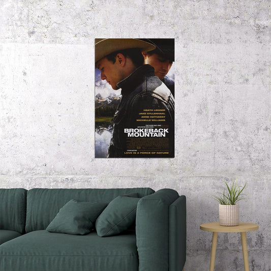 Brokeback Mountain Romance Drama Movie Cinema Gift Poster Wall Art Print Home Wall Decor - xonomax