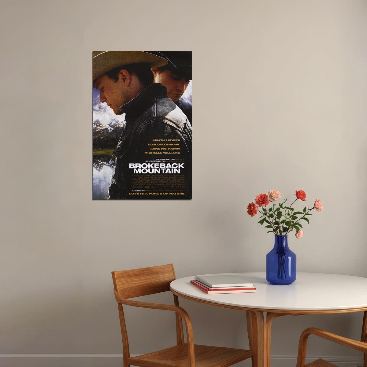 Brokeback Mountain Romance Drama Movie Cinema Gift Poster Wall Art Print Home Wall Decor - xonomax