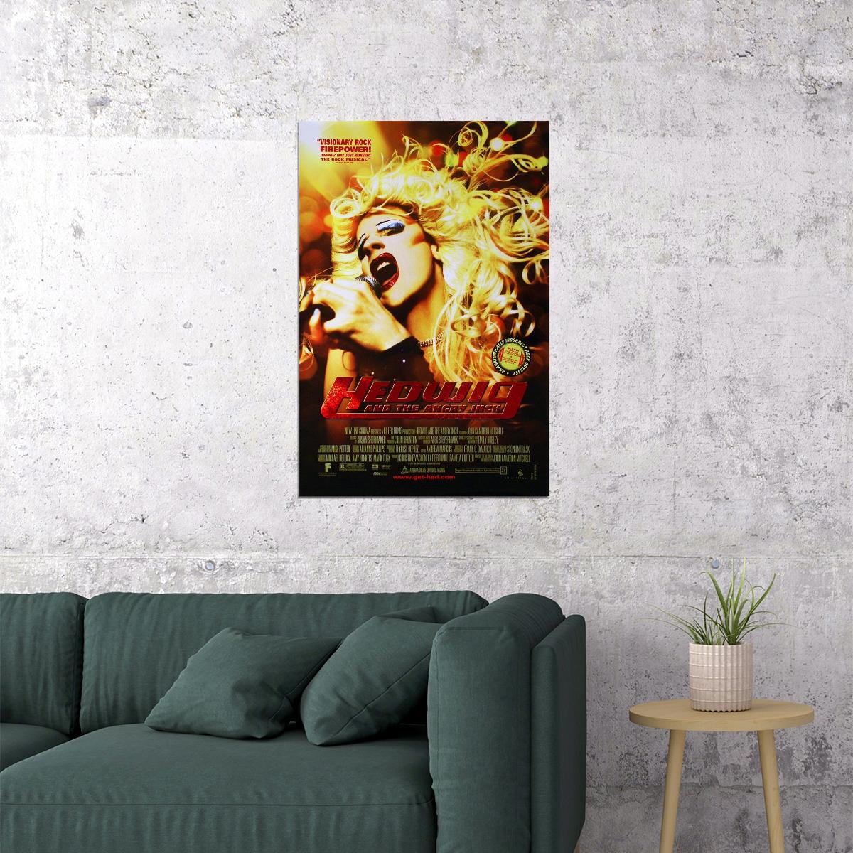 Hedwig And The Angry Inch Comedy Drama Musical Movie Poster Wall Art Print Home Wall Decor - xonomax