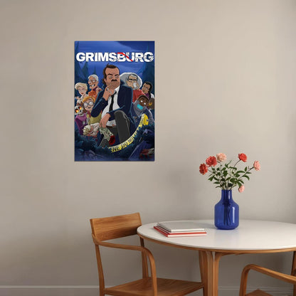 Grimsburg Comedy Animation Tv Series Movie Poster Wall Art Print Home Wall Decor - xonomax