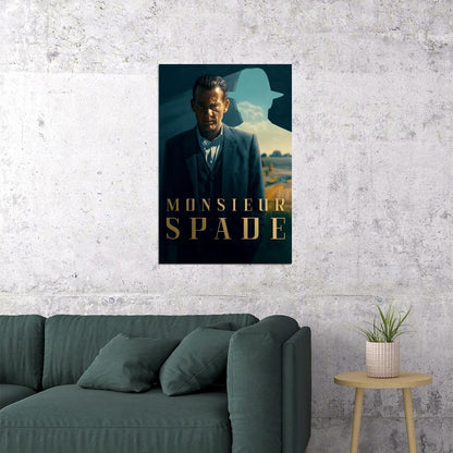 Monsieur Spade Crime Thriller Tv Series Poster Wall Art Print Home Wall Decor - xonomax