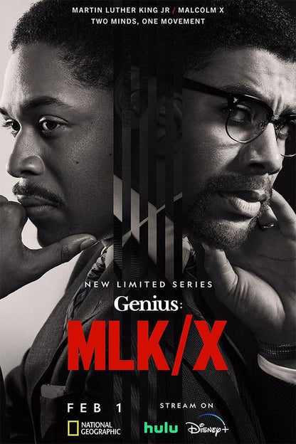 Genius Mlk X Biography History Tv Series Movie Poster Wall Art Print Home Wall Decor - xonomax