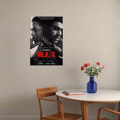 Genius Mlk X Biography History Tv Series Movie Poster Wall Art Print Home Wall Decor - xonomax