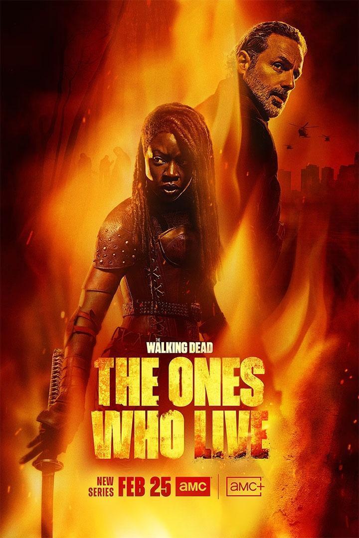 The Walking Dead: The Ones Who Live Thriller Tv Series Poster Wall Art Print Home Wall Decor - xonomax