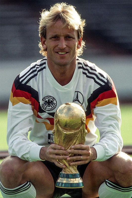 Andreas Brehme Football Player Germany Jersey Coach Poster Wall Art Print Home Wall Decor - xonomax