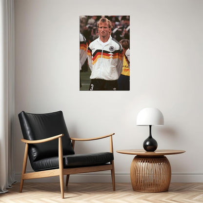 Andreas Brehme Football Player Germany Jersey Sport Poster Wall Art Print Home Wall Decor - xonomax