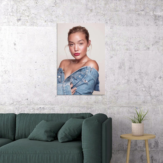 Olivia Ponton Celebrity American Model Beauty Woman Poster Wall Art Print Home Wall Decor - xonomax