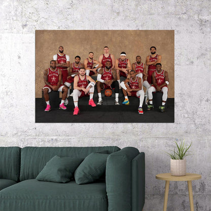 American Basketball Best Players Stars Match Poster Wall Art Print Home Wall Decor - xonomax
