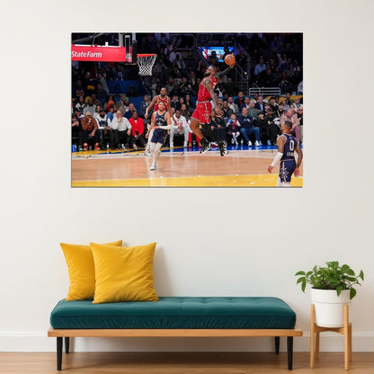 Lebron James American Basketball Player Stars Match Poster Wall Art Print Home Wall Decor - xonomax