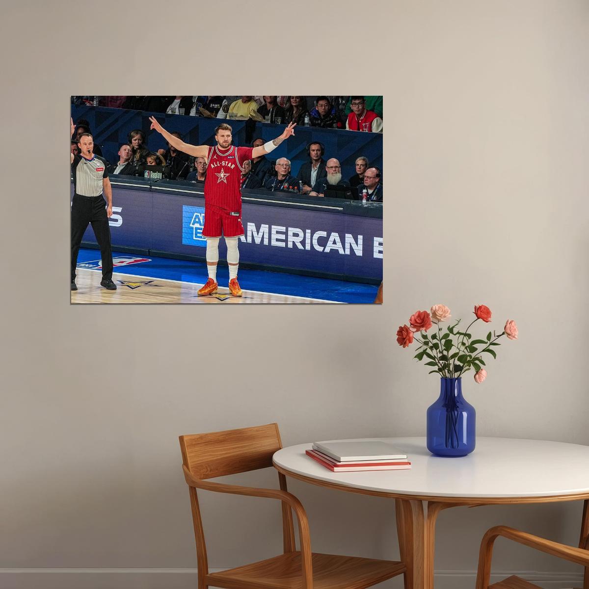 Luka Doncic Slovenian Basketball Player Stars Match Poster Wall Art Print Home Wall Decor - xonomax