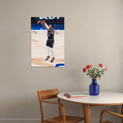 Damian Lillard American Basketball Player Stars Poster Wall Art Print Home Wall Decor - xonomax