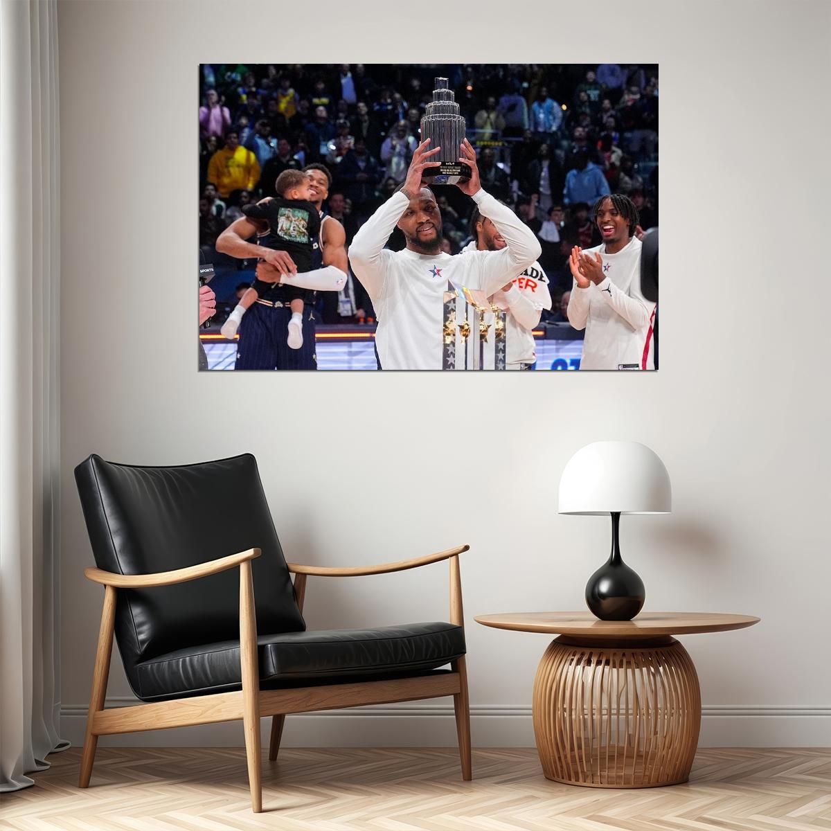 Damian Lillard American Basketball Athlete Match Poster Wall Art Print Home Wall Decor - xonomax