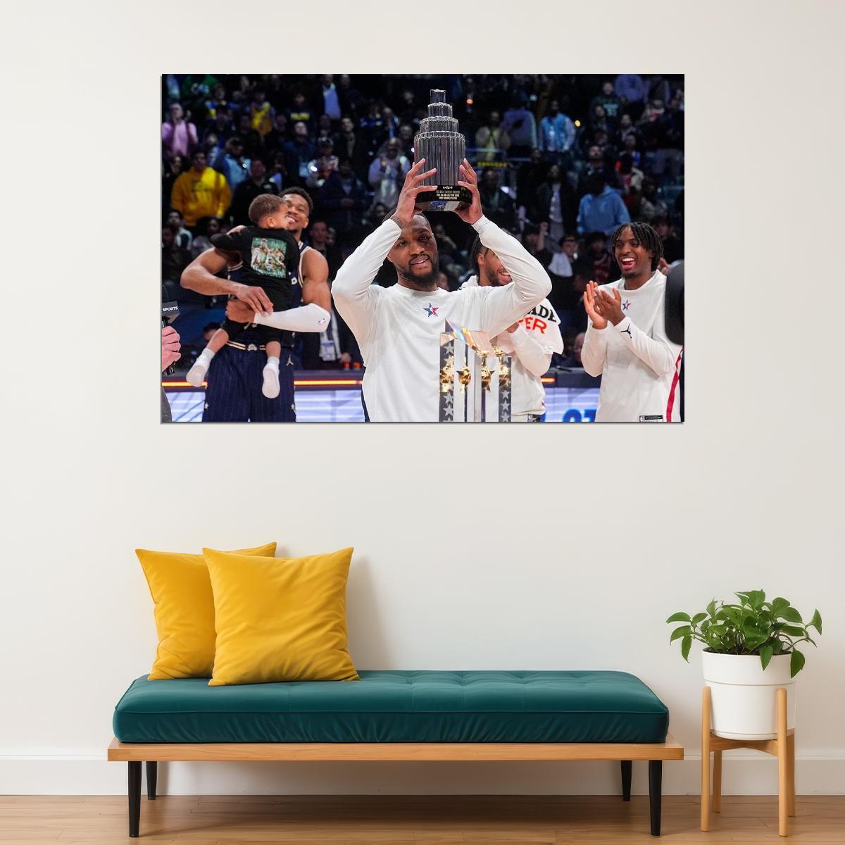 Damian Lillard American Basketball Athlete Match Poster Wall Art Print Home Wall Decor - xonomax