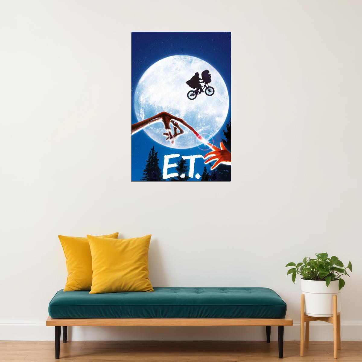 Et Science Fiction Adventure Classic Movie Film Poster Wall Art Print Home Wall Decor - xonomax