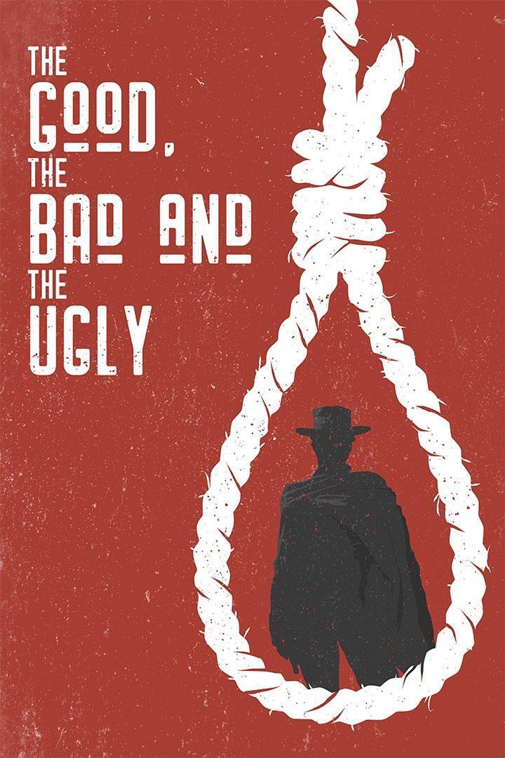 The Good The Bad And The Ugly Classic Rope Movie Poster Wall Art Print Home Wall Decor - xonomax