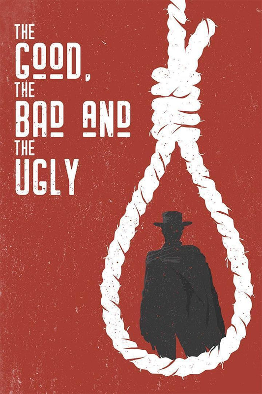 The Good The Bad And The Ugly Classic Rope Movie Poster Wall Art Print Home Wall Decor - xonomax