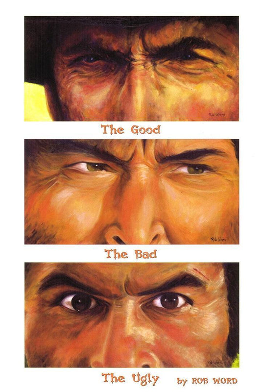 The Good The Bad And The Ugly Classic Western Movie Poster Wall Art Print Home Wall Decor - xonomax