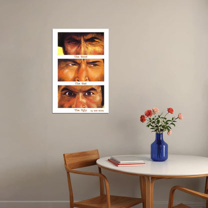 The Good The Bad And The Ugly Classic Western Movie Poster Wall Art Print Home Wall Decor - xonomax