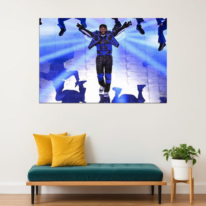 Usher Music Show Kansas City Chiefs Champions Celebration Poster Wall Art Print Home Wall Decor - xonomax