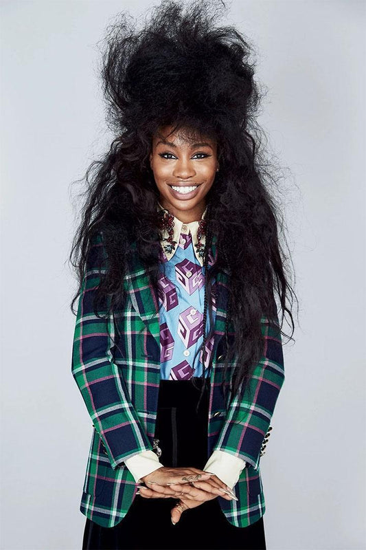 Sza Celebrity American Singer Woman Musician Poster Wall Art Print Home Wall Decor - xonomax