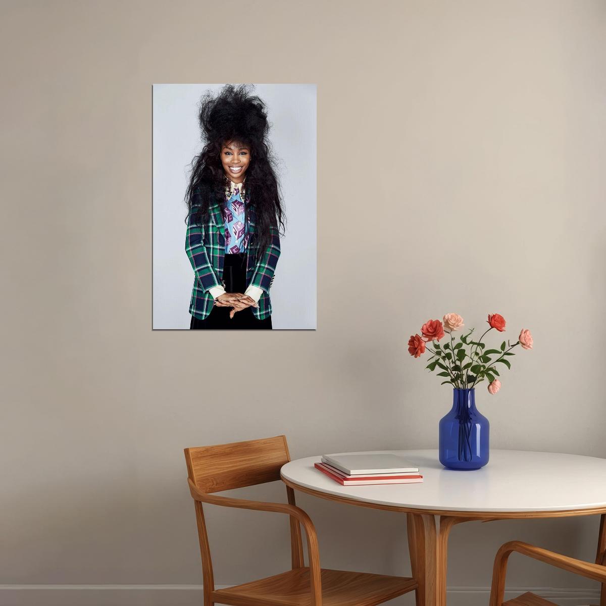 Sza Celebrity American Singer Woman Musician Poster Wall Art Print Home Wall Decor - xonomax