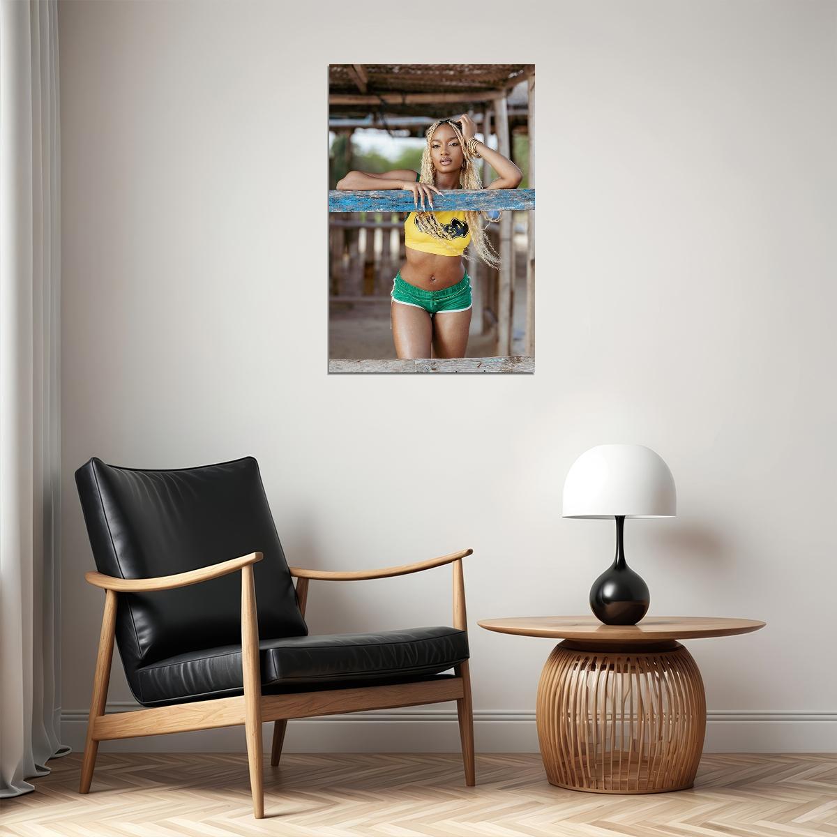 Ayra Starr Celebrity Nigerian Singer Musician Poster Wall Art Print Home Wall Decor - xonomax