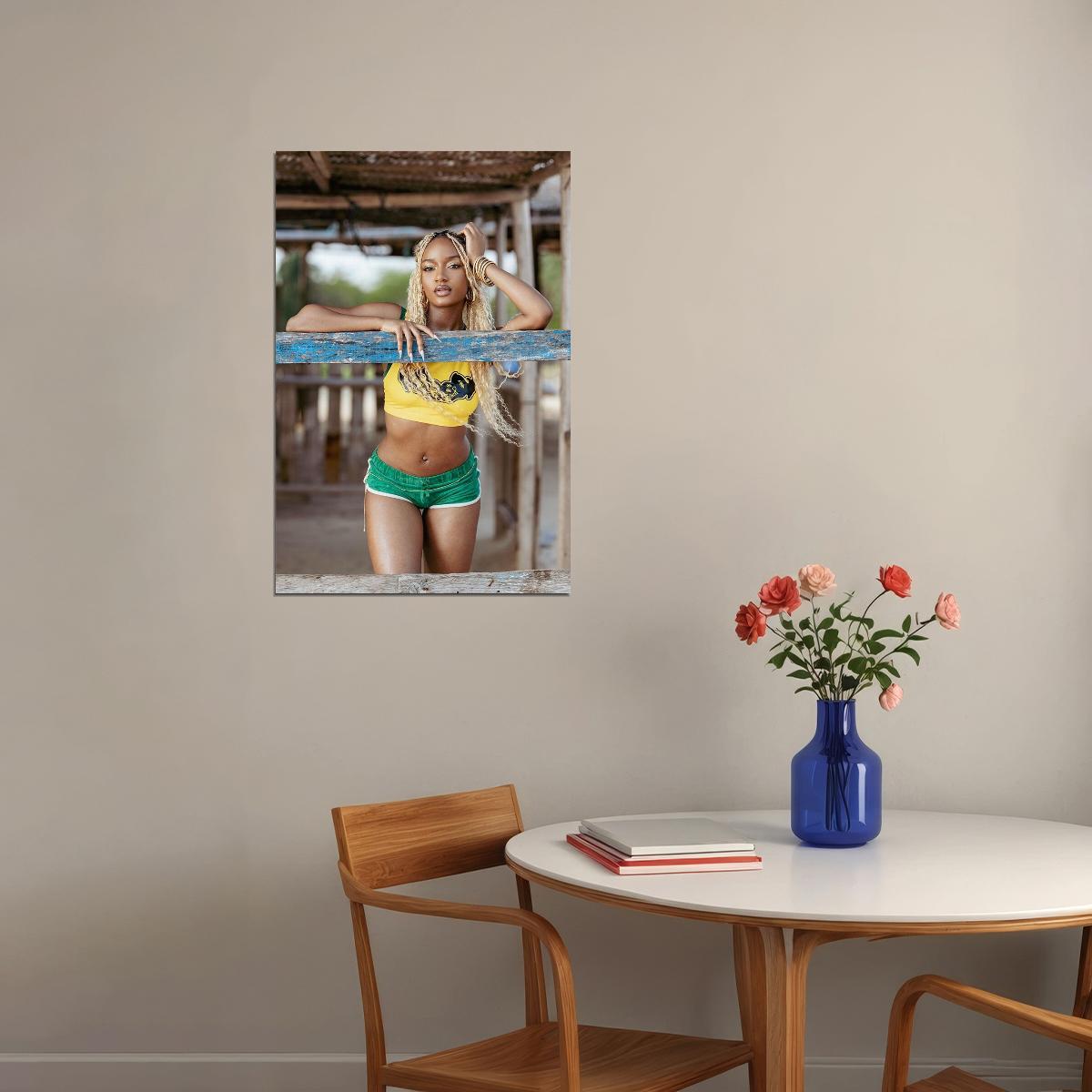 Ayra Starr Celebrity Nigerian Singer Musician Poster Wall Art Print Home Wall Decor - xonomax
