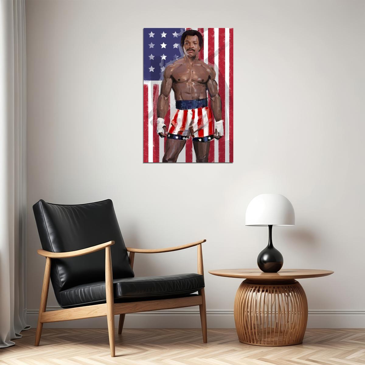 Carl Weathers Rocky Movie Role American Man Actor Poster Wall Art Print Home Wall Decor - xonomax