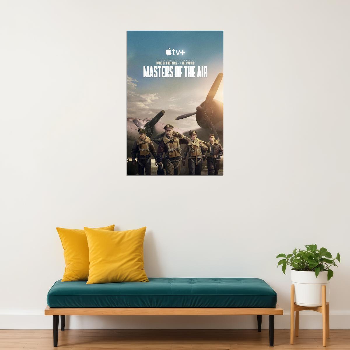 Masters Of The Air Action Thriller Tv Series Movie Poster Wall Art Print Home Wall Decor - xonomax