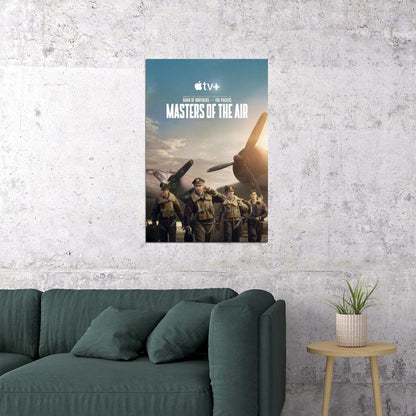 Masters Of The Air Action Thriller Tv Series Movie Poster Wall Art Print Home Wall Decor - xonomax
