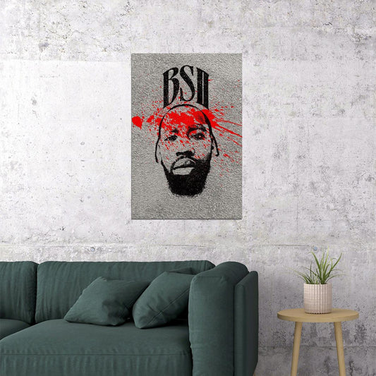 Clypto Bloodstained Suede Ii Celebrity Singer Album Poster Wall Art Print Home Wall Decor - xonomax