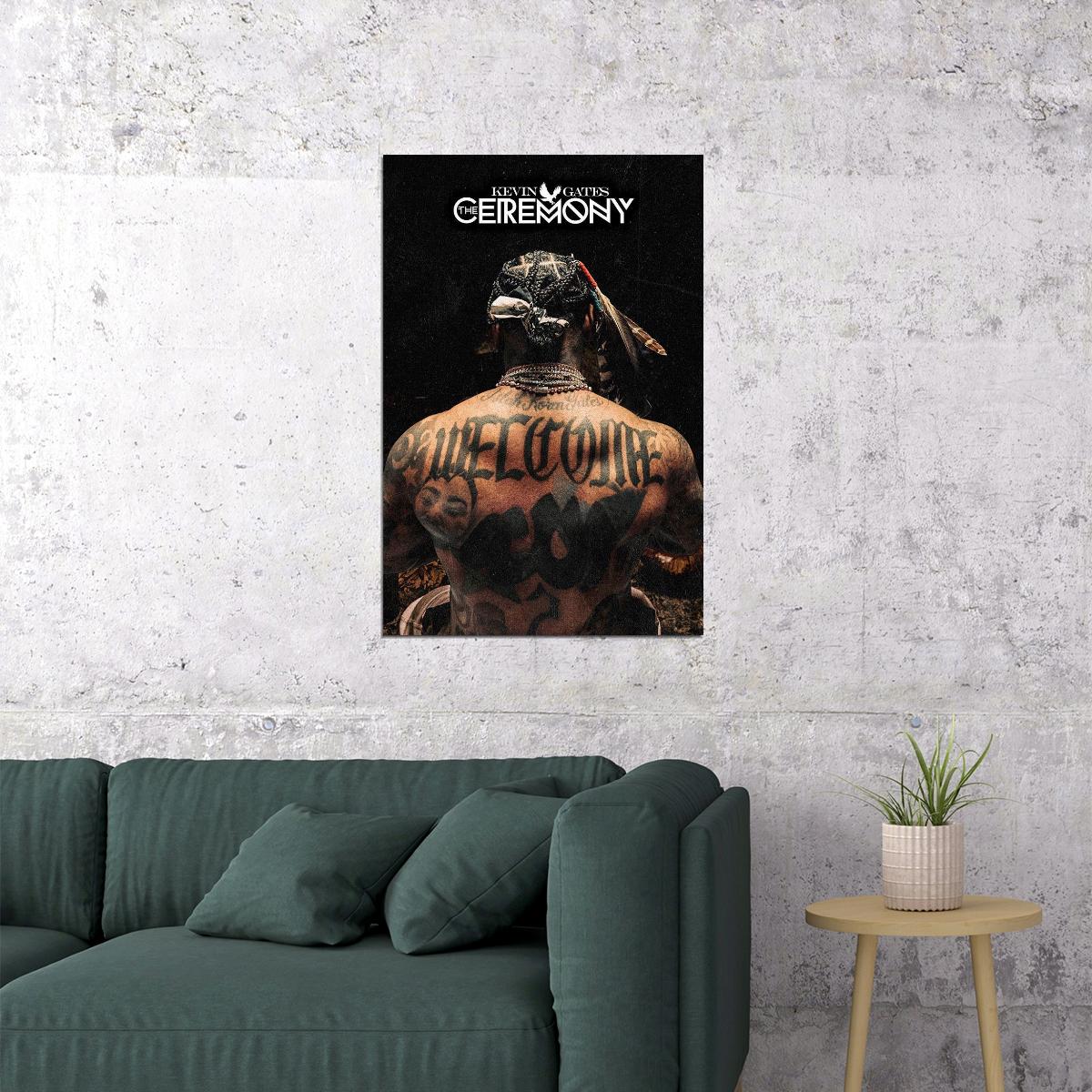 Kevin Gates The Ceremony Celebrity American Singer Album Poster Wall Art Print Home Wall Decor - xonomax