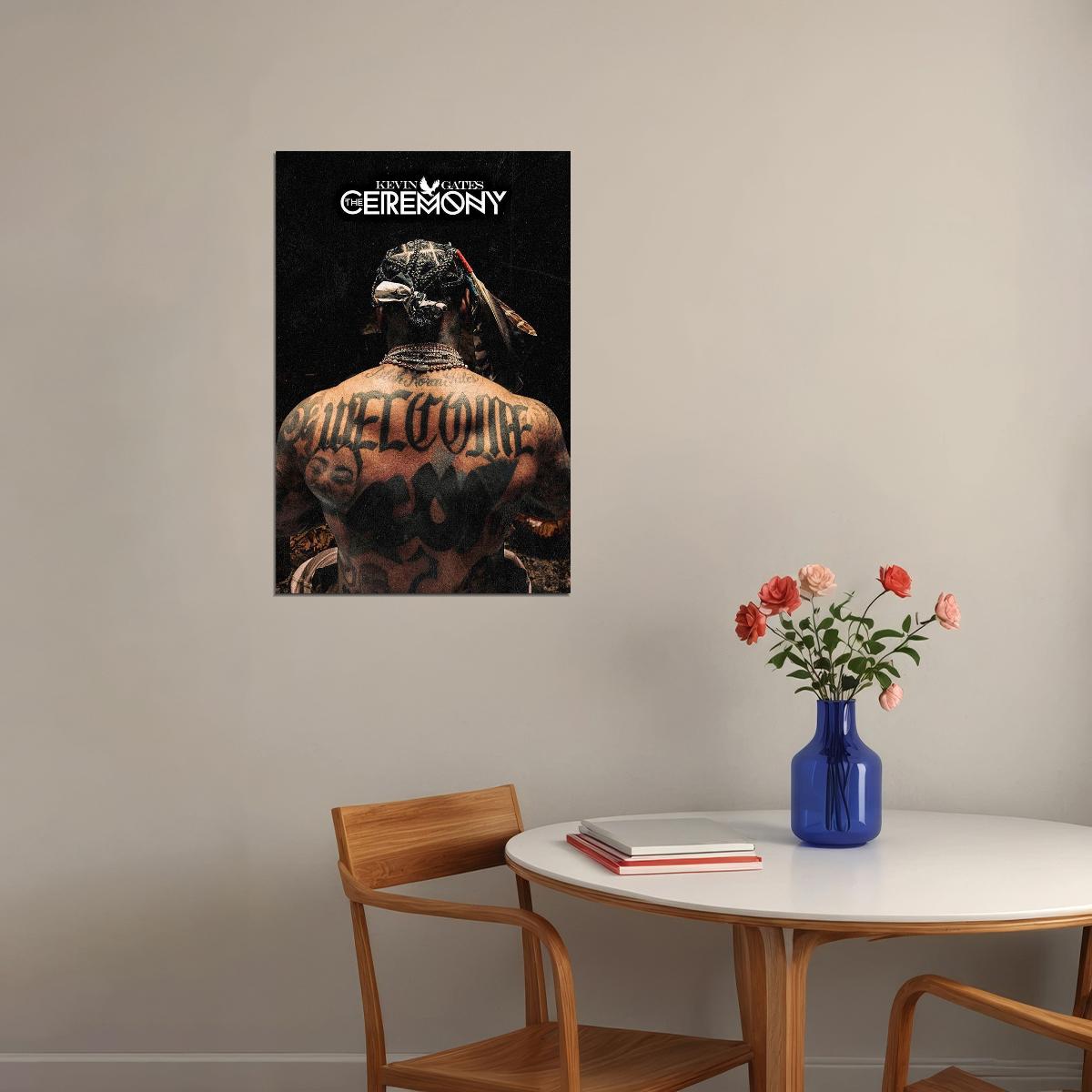 Kevin Gates The Ceremony Celebrity American Singer Album Poster Wall Art Print Home Wall Decor - xonomax
