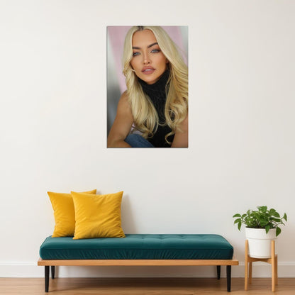 Lindsey Pelas Celebrity American Actor Beauty Model Poster Wall Art Print Home Wall Decor - xonomax