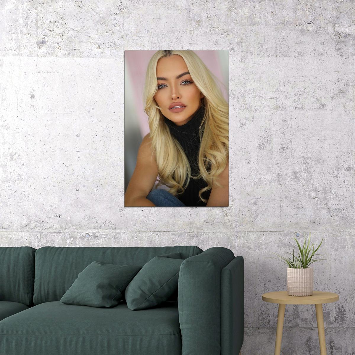 Lindsey Pelas Celebrity American Actor Beauty Model Poster Wall Art Print Home Wall Decor - xonomax
