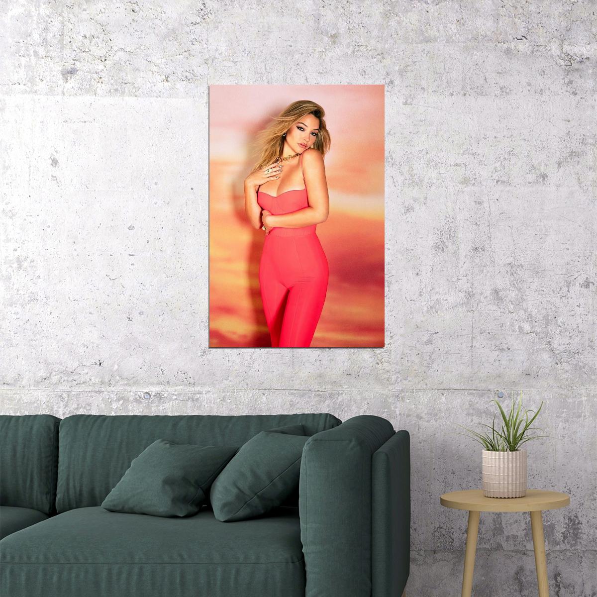 Madelyn Cline Celebrity American Actress Beauty Woman Poster Wall Art Print Home Wall Decor - xonomax