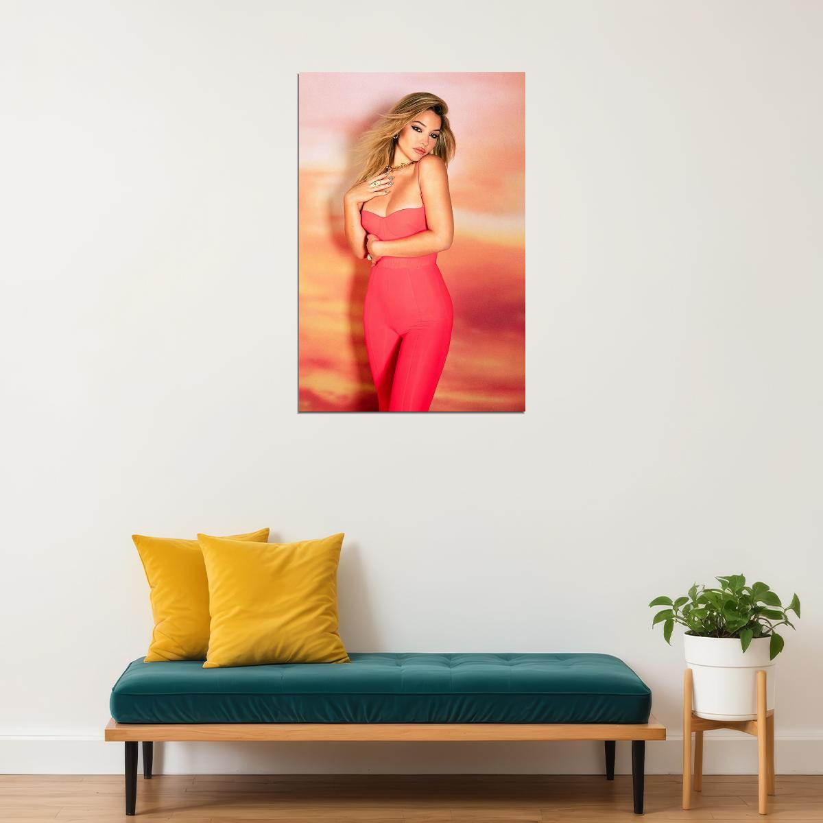Madelyn Cline Celebrity American Actress Beauty Woman Poster Wall Art Print Home Wall Decor - xonomax