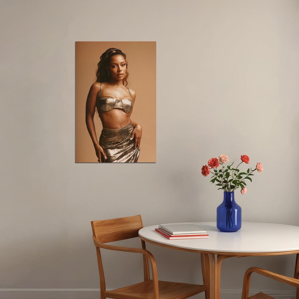 Victoria Monet Celebrity American Singer Pop Music Poster Wall Art Print Home Wall Decor - xonomax