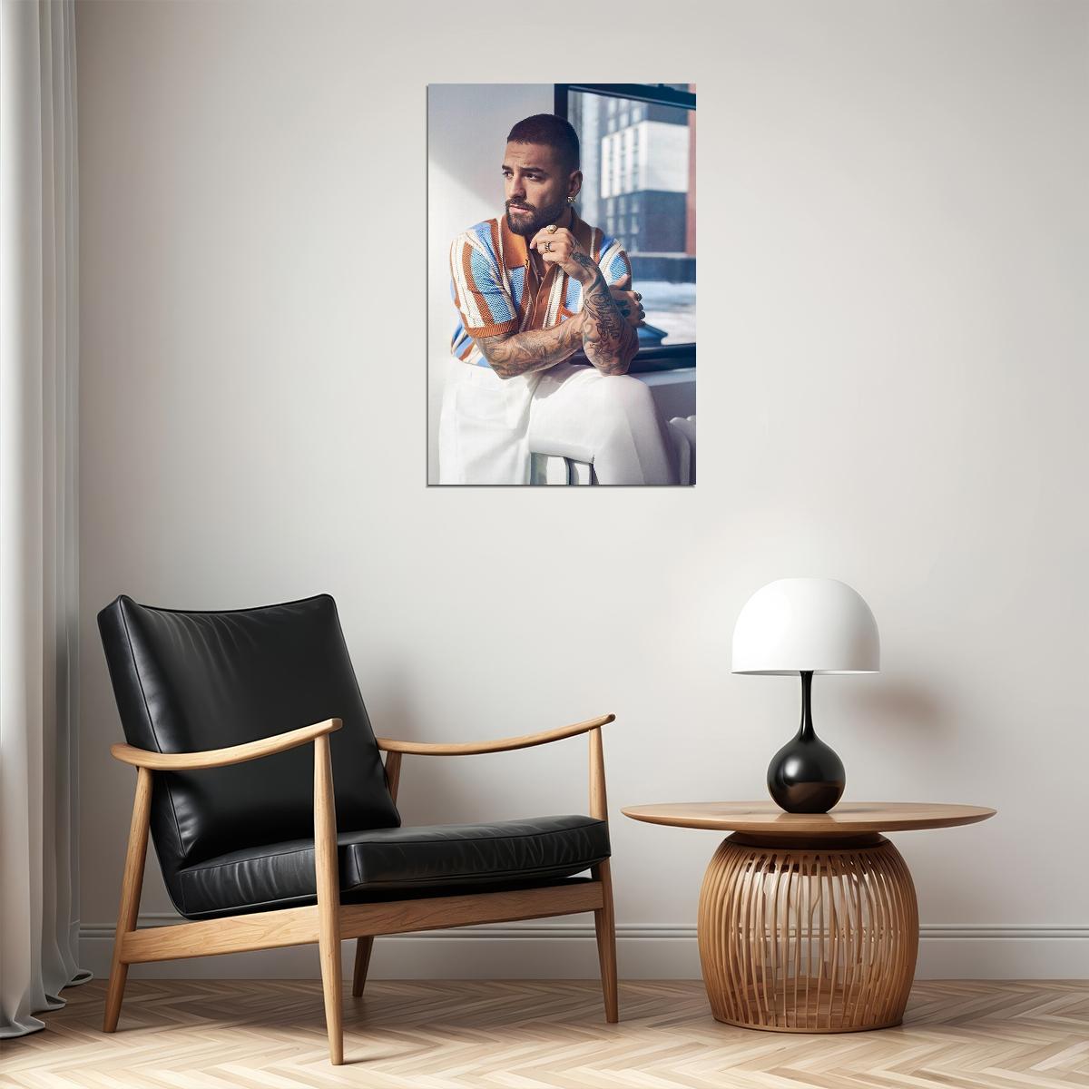 Maluma Celebrity Colombian Singer Musician Artist Poster Wall Art Print Home Wall Decor - xonomax