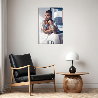 Maluma Celebrity Colombian Singer Musician Artist Poster Wall Art Print Home Wall Decor - xonomax