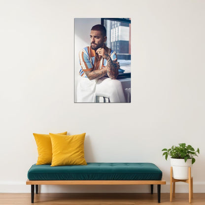 Maluma Celebrity Colombian Singer Musician Artist Poster Wall Art Print Home Wall Decor - xonomax